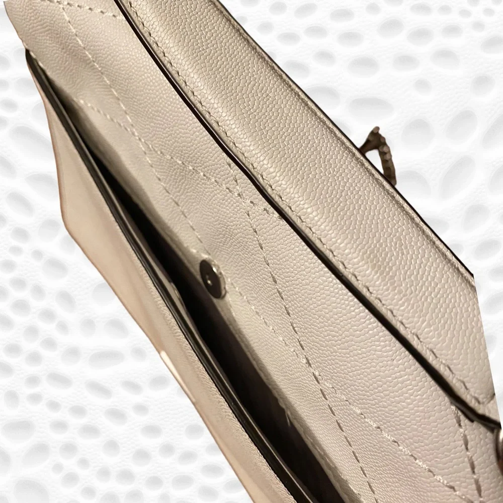 Rebecca Minkoff Je T’aime Cream Leather Convertible Medium Satchel Crossbody - Picture 7 of 12